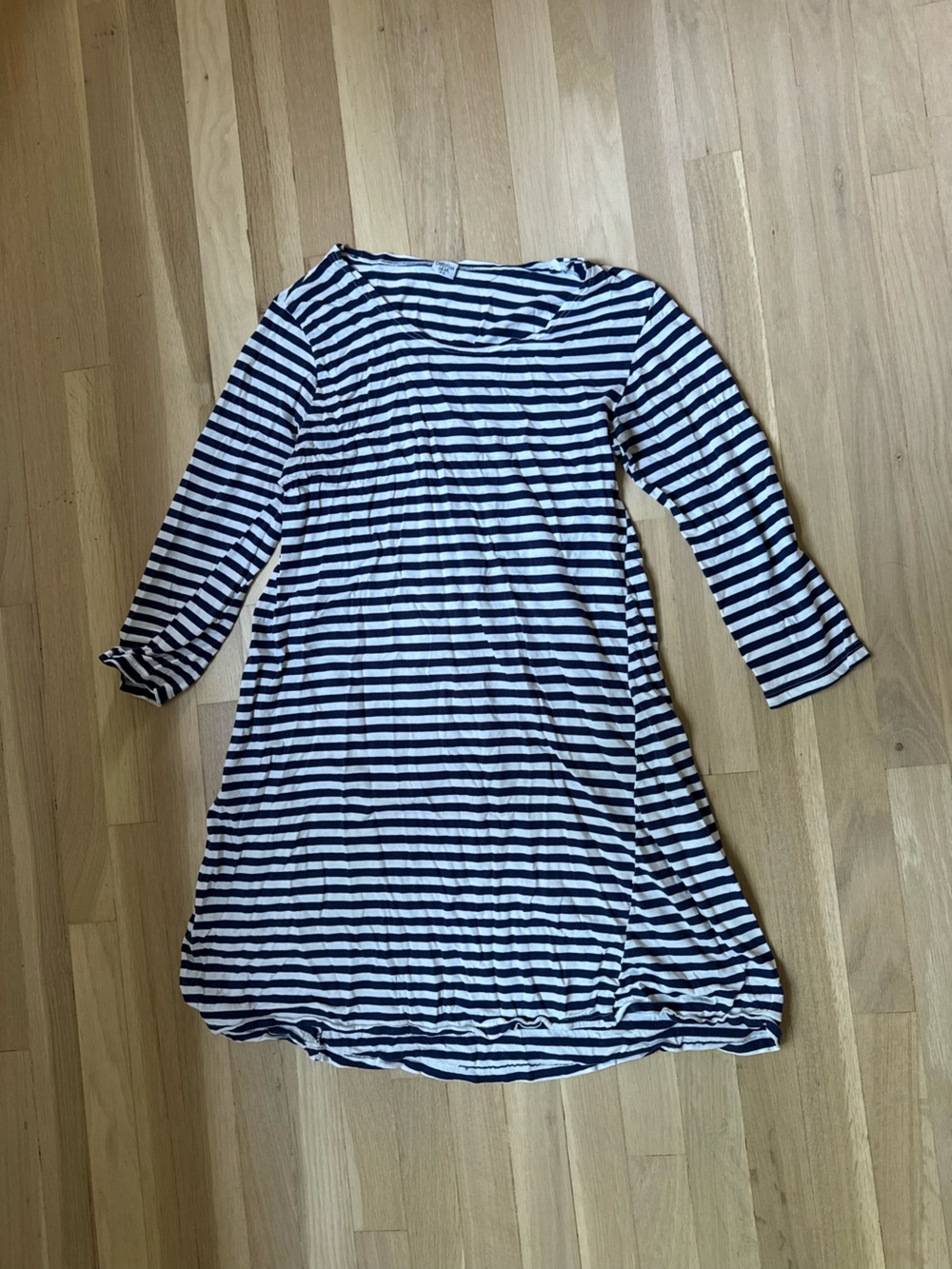 Christina Lehr Women's Striped Long Sleeve Blue & White one-size